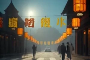 《小城法医》小城解剖室门口的法医